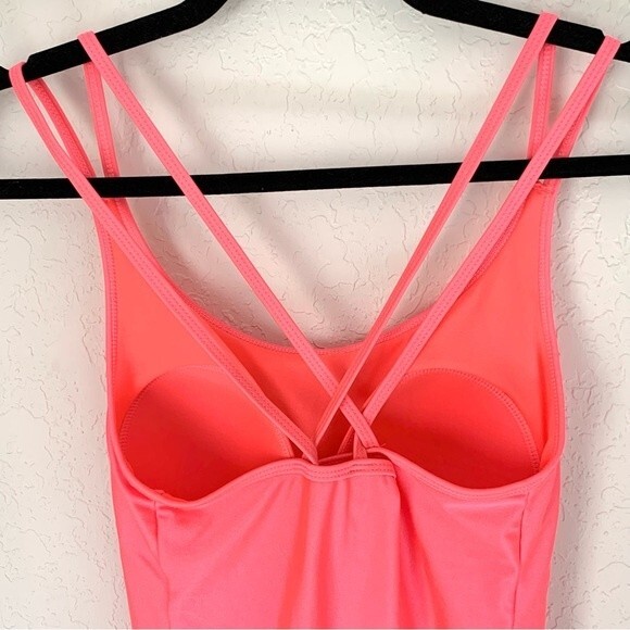 Bride Swimsuit Womens Size 10 Pink Gold One Piece Bachelorette Wedding Party - Picture 5 of 7